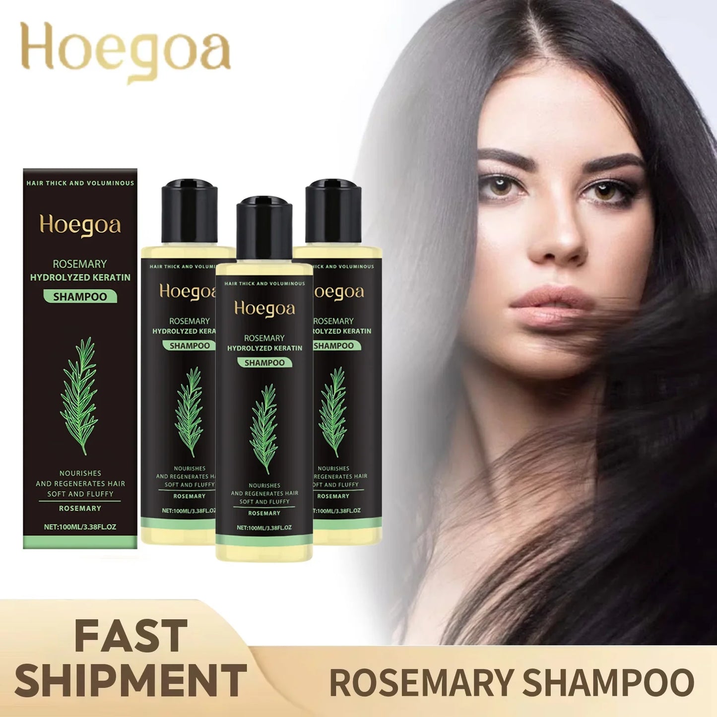 Rosemary Shampoo for Hair Growth, Dandruff & Scalp Care 100ml