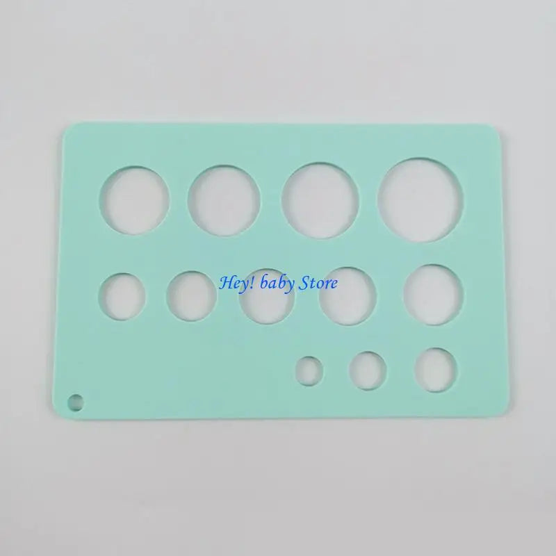 Silicone Breast Flange Sizing Tool | Nipple Ruler Measuring Card