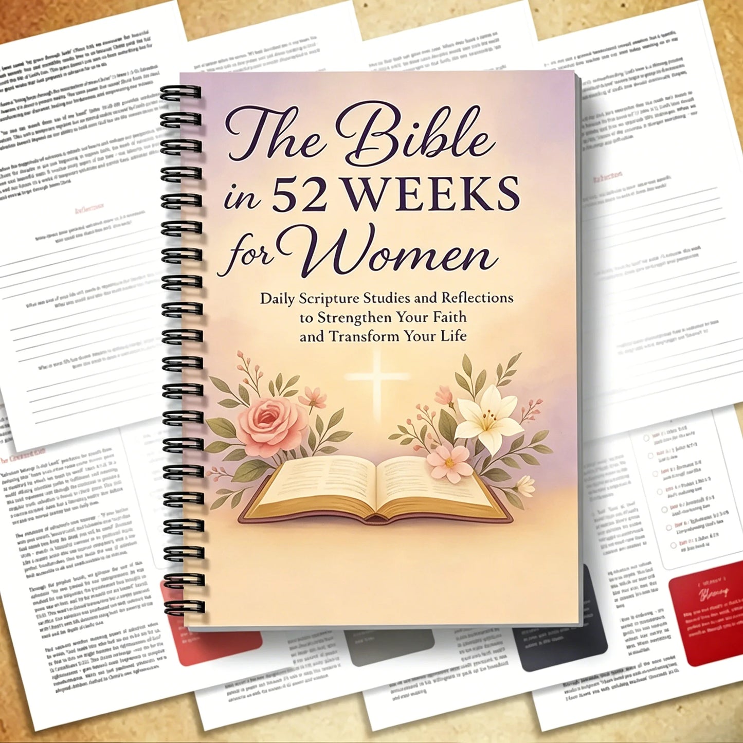 Bible 52 Weeks Women Daily Scripture Study Journal Reflections
