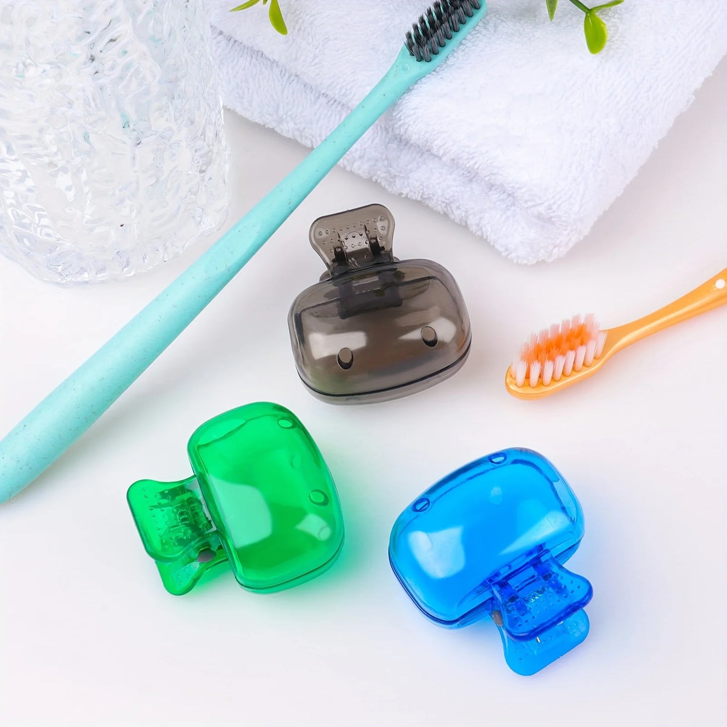 Travel Toothbrush Head Covers – Protector Caps 2/4 Pcs