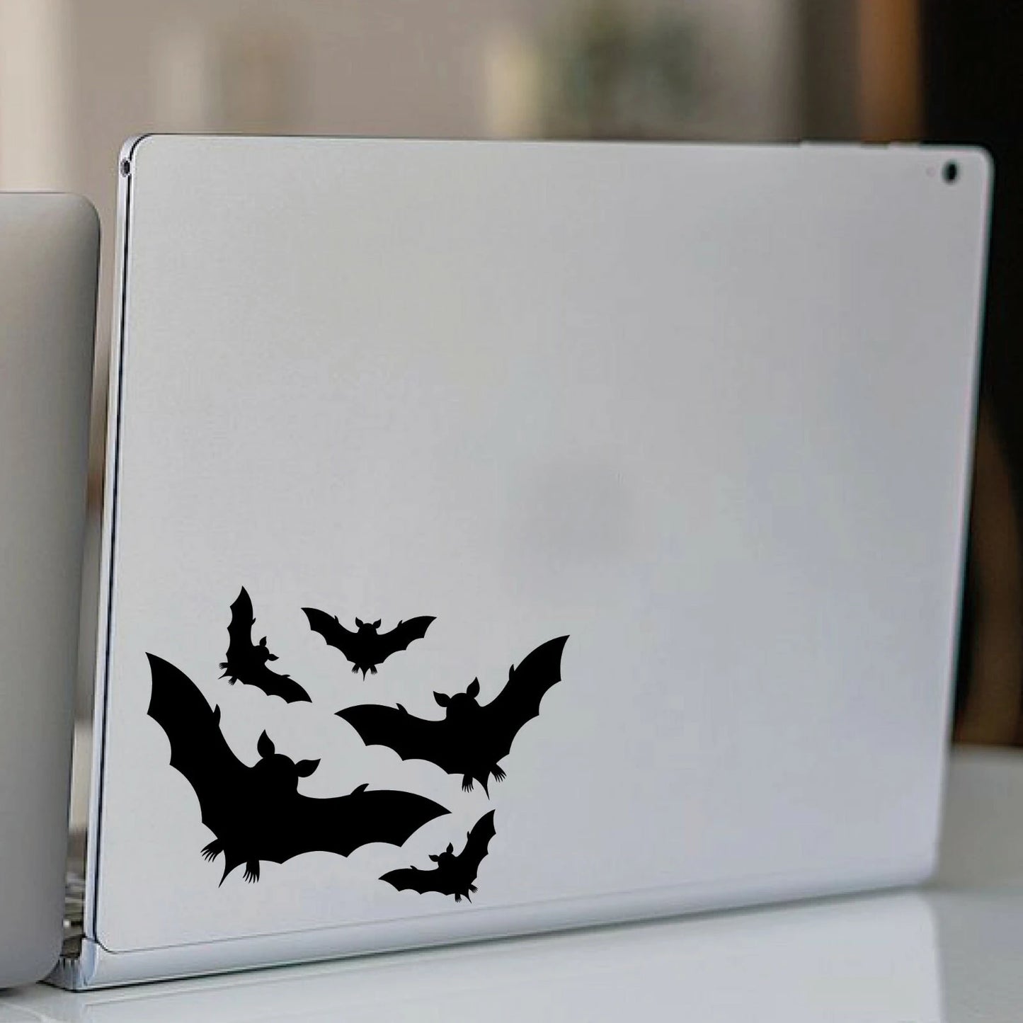 5"x4.5" Black Bat Stickers Vinyl Decal for Cars, Laptops,Windows Peaceful Pleasures Health and Wellness
