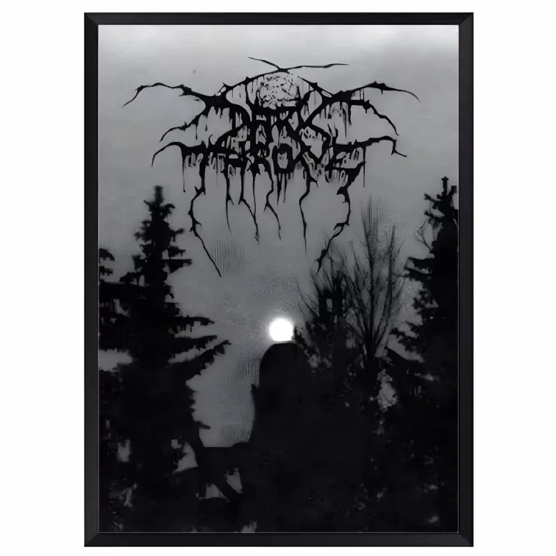 Classic D-DarkthroneS Band Poster HD Art Sticky Wall Waterproof Home Living Room Bar Office Aesthetic Decoration Peaceful Pleasures Health and Wellness