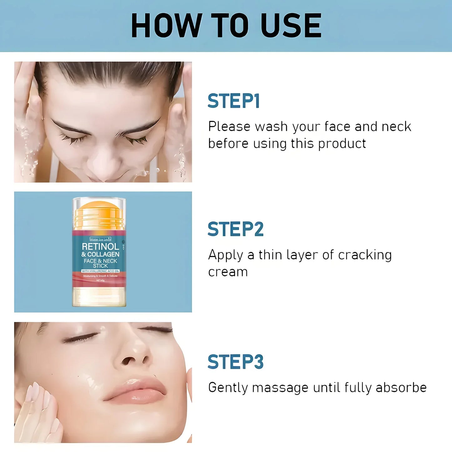 Retinol Firming Cream Stick – Collagen, Brighten & Hydrate