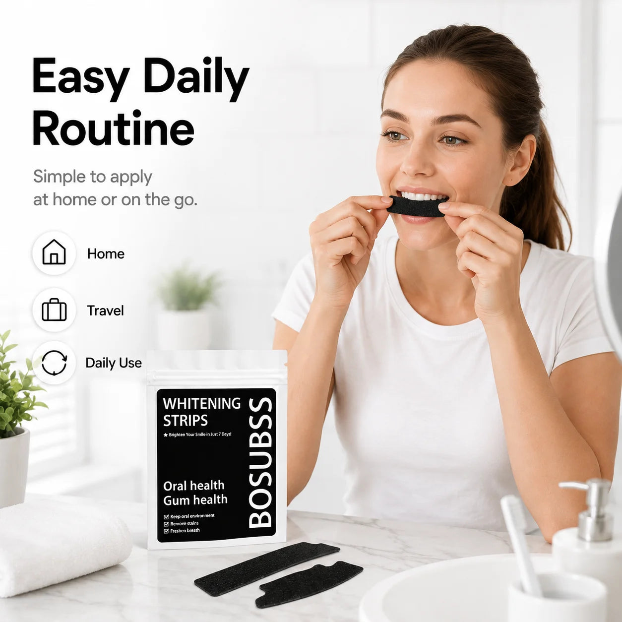 Teeth Brightening Strips 5 Pairs – Daily Smile Care