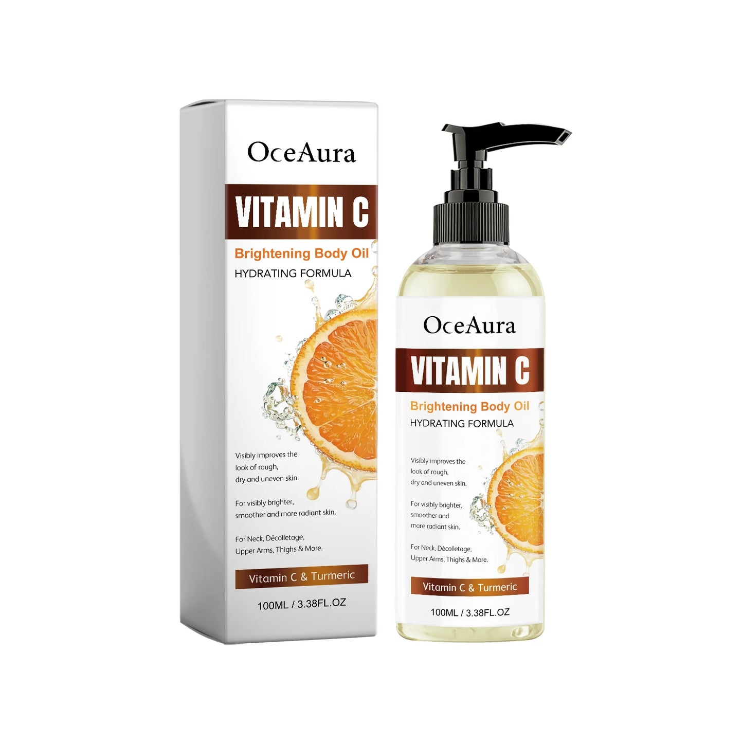OceAura Vitamin C Body Oil 100ml – Glow, Nourish & Brighten