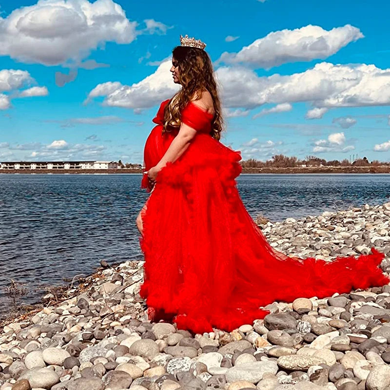 Tulle Long Maternity Dress Photoshoot платье photography dresses baby shower dresses for pregnant woman платье для беременных Peaceful Pleasures Health and Wellness STYLE A -20 S China Mainland