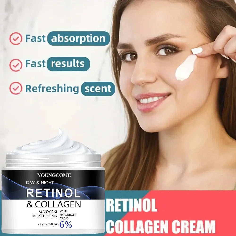 Retinol Face Cream Anti-wrinkle Moisturizing Brightening Hydrating Smooth Wrinkles Firming Facial Face Brighten Skin Skin Care Peaceful Pleasures Health and Wellness