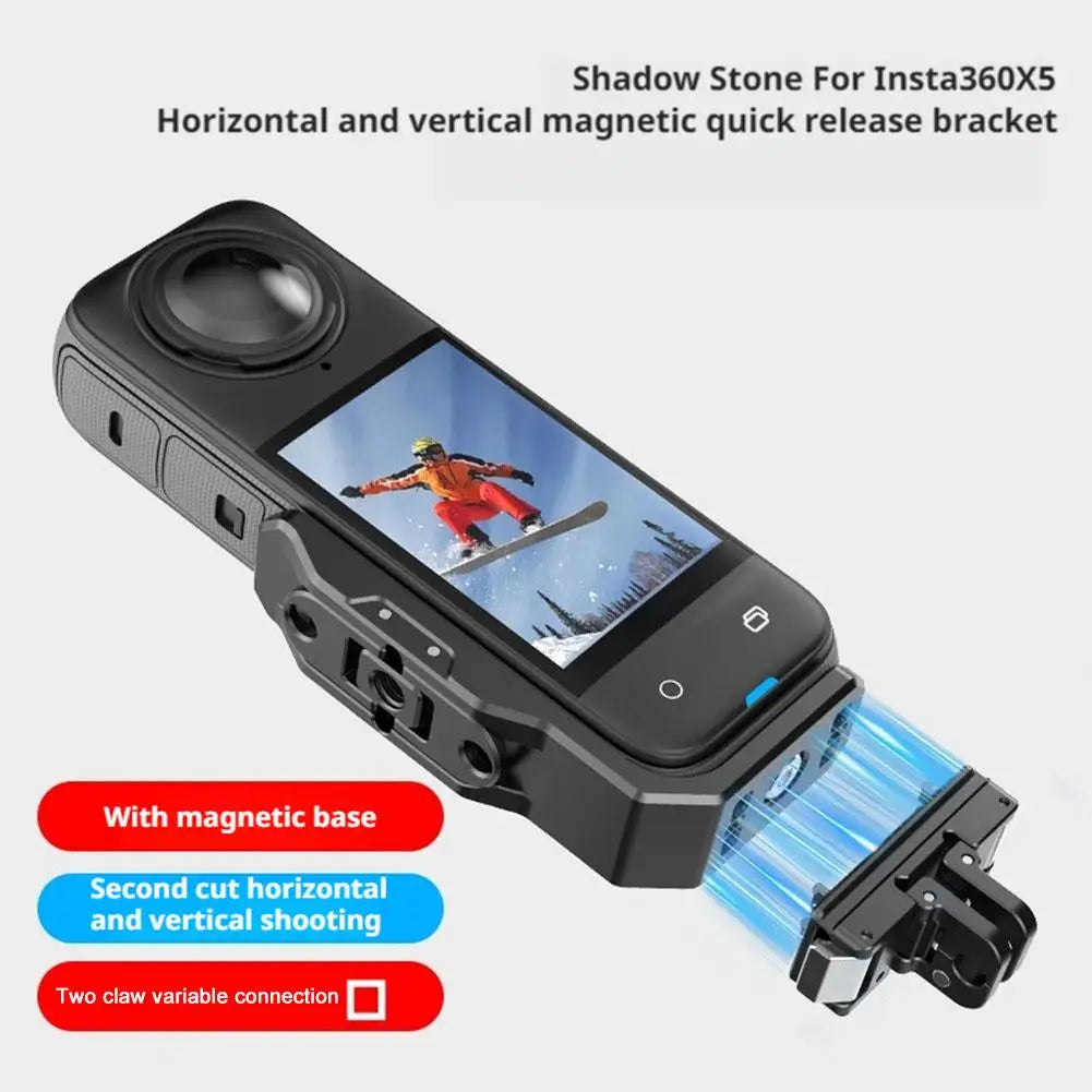 Magnetic Mount Adapter for Insta360 X5 and X4 Cameras Peaceful Pleasures Health and Wellness