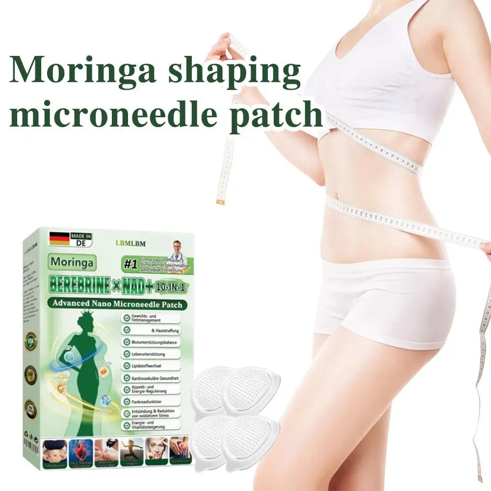 Moringa Microneedle Body Firming Patch – 4pcs Skin Tightening