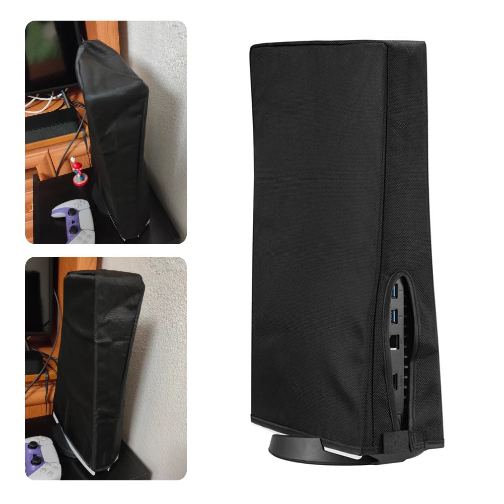 For PS5 Game Console Dust Proof Cover Sleeve Guard Case Waterproof Anti-dust Outer Casing Protective Cover For PS5 Peaceful Pleasures Health and Wellness