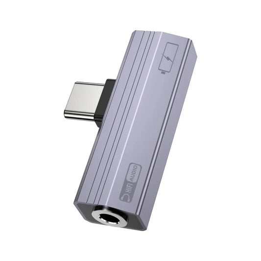 USB-C to 3.5mm Audio Adapter 2-in-1 Fast Charging 100W/10W USB-C Audio Adapter Peaceful Pleasures Health and Wellness 10W