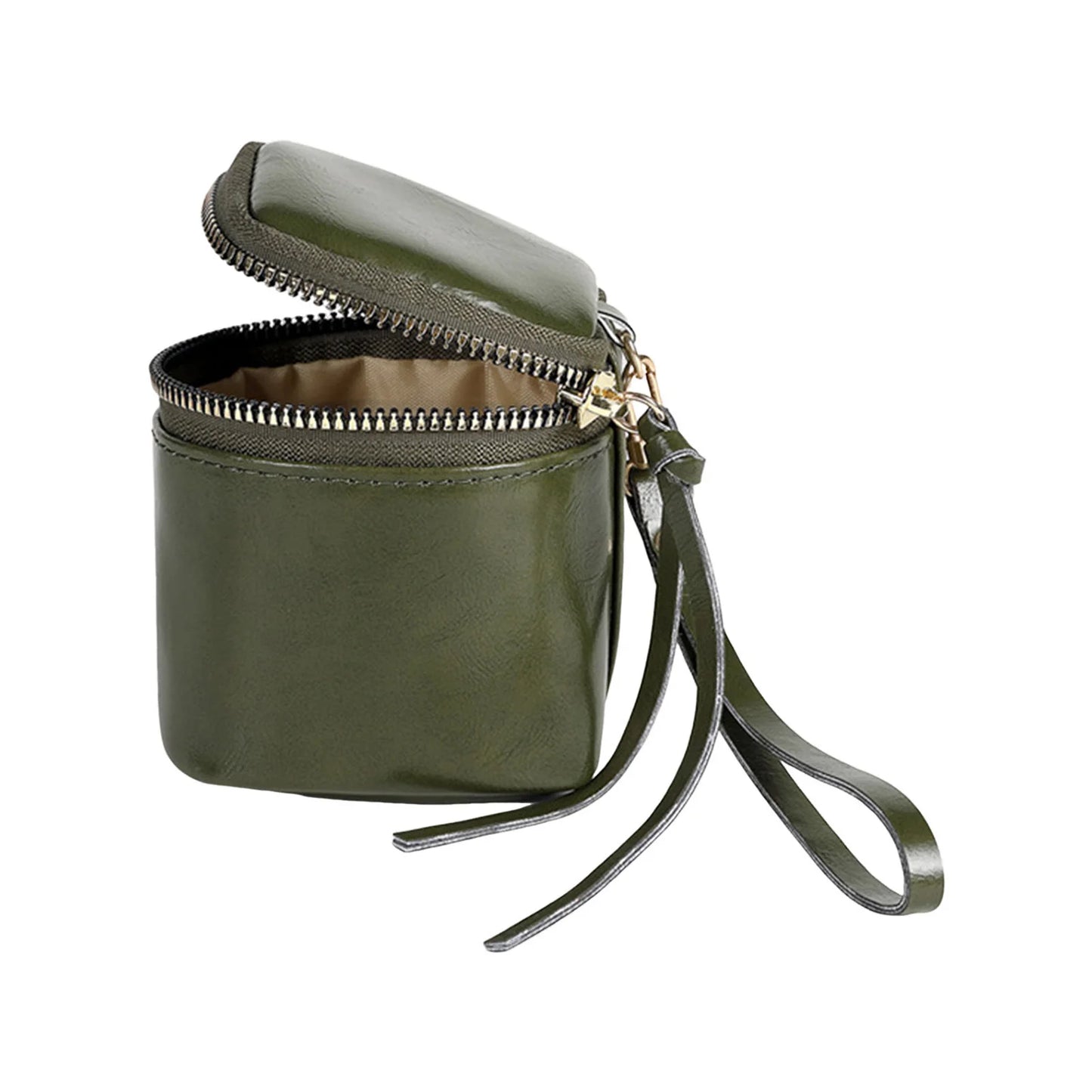 Ladies Elegant PU Coin Purse Compact Size Fashionable Style Mini Purse Suitable for Shopping Traveling Birthday Gifts Peaceful Pleasures Health and Wellness Square green