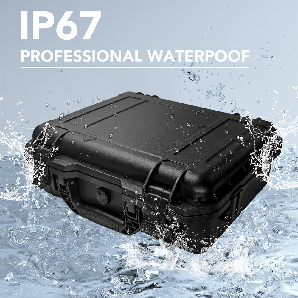 Starlink Mini Case Hard Waterproof Travel Case Shockproof Portable for Mini Starlink Dish and Accessories Lockable Storage Bag Peaceful Pleasures Health and Wellness