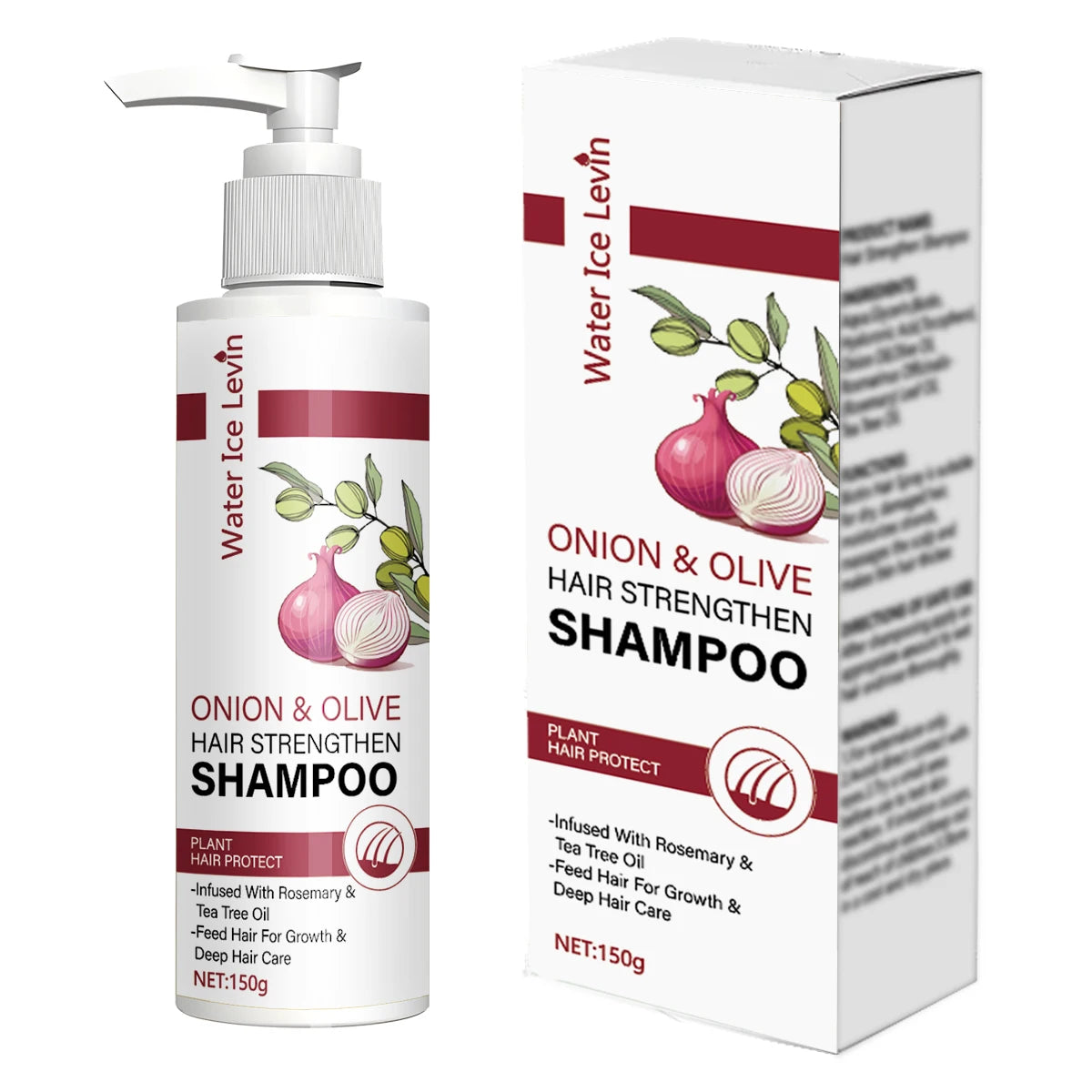 Onion & Olive Strengthening Shampoo | Biotin & Rosemary Oil