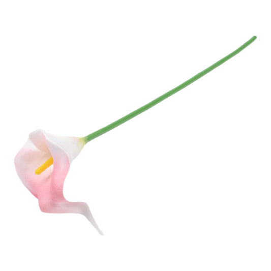 Elegant White Calla Lily Artificial Bouquet Weddings Home Decor Peaceful Pleasures Health and Wellness
