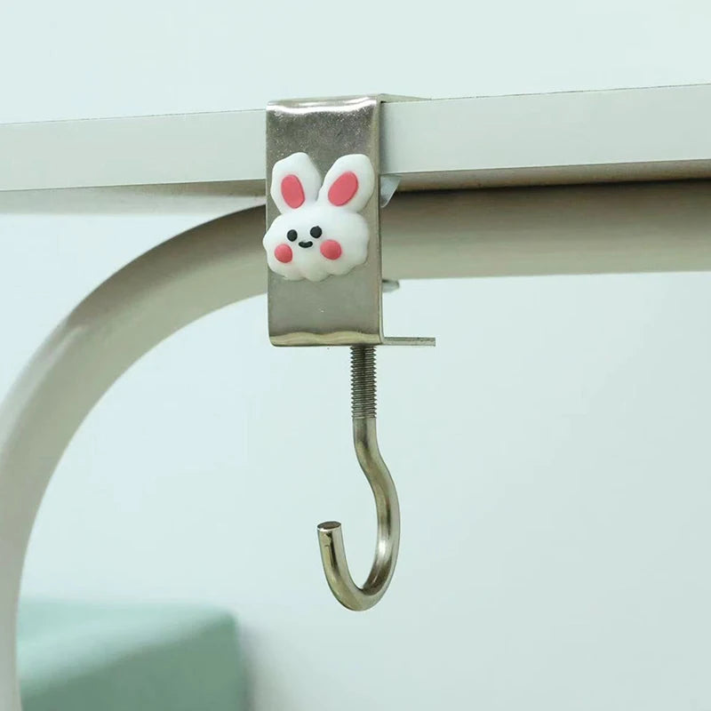 Adjustable Desk Hook | Removable Handbag Clip Table Hanger