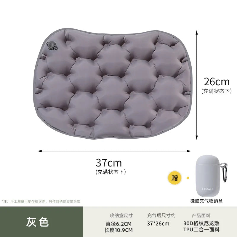 Inflatable Camping Mattress – Waterproof Sleeping Pad for Hiking Inflatable Sleeping Pad Peaceful Pleasures Health and Wellness PURPLE