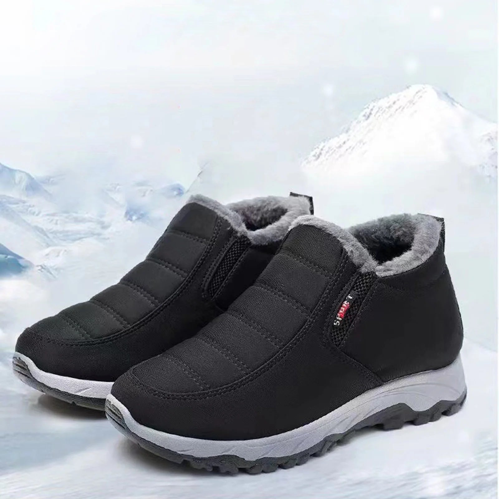 Woman Winter Warm Snow Boots Leisure Anti-slip Winter Walking Fashion Shoes Gift for Girlfriend Women Lover Peaceful Pleasures Health and Wellness