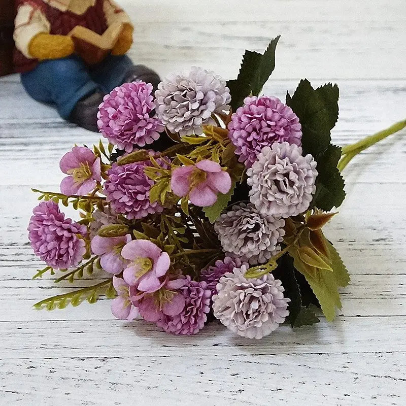 Silk Carnation Artificial Flowers for Wedding & Home Decor