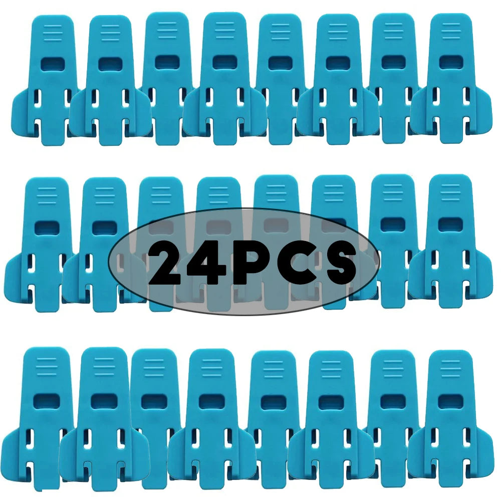 Simple Portable Bottle Opener Reusable Easy Can Opener Sealed Drink Beer Cola Opener Lid Remover Kitchen Supplies Camping Tools Peaceful Pleasures Health and Wellness 24pcs blue