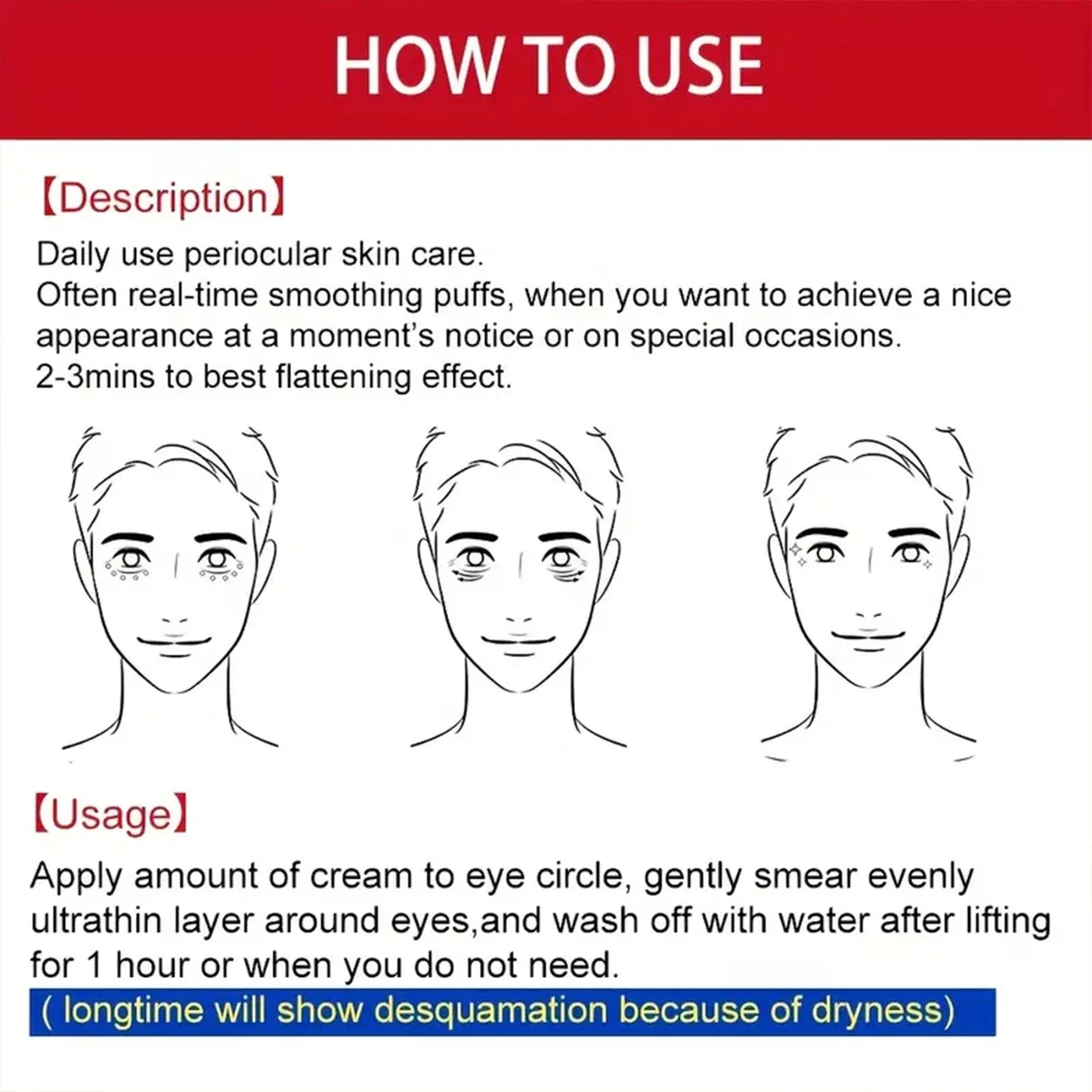 Instant Lift Eye Cream – Firming, Hydrating | Men & Women 20g