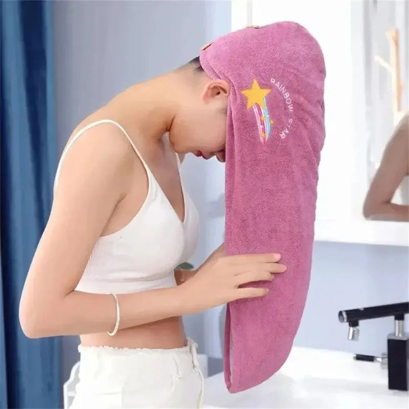 Microfiber Hair Towel | Anti-Frizz Rapid Dry Shower Wrap