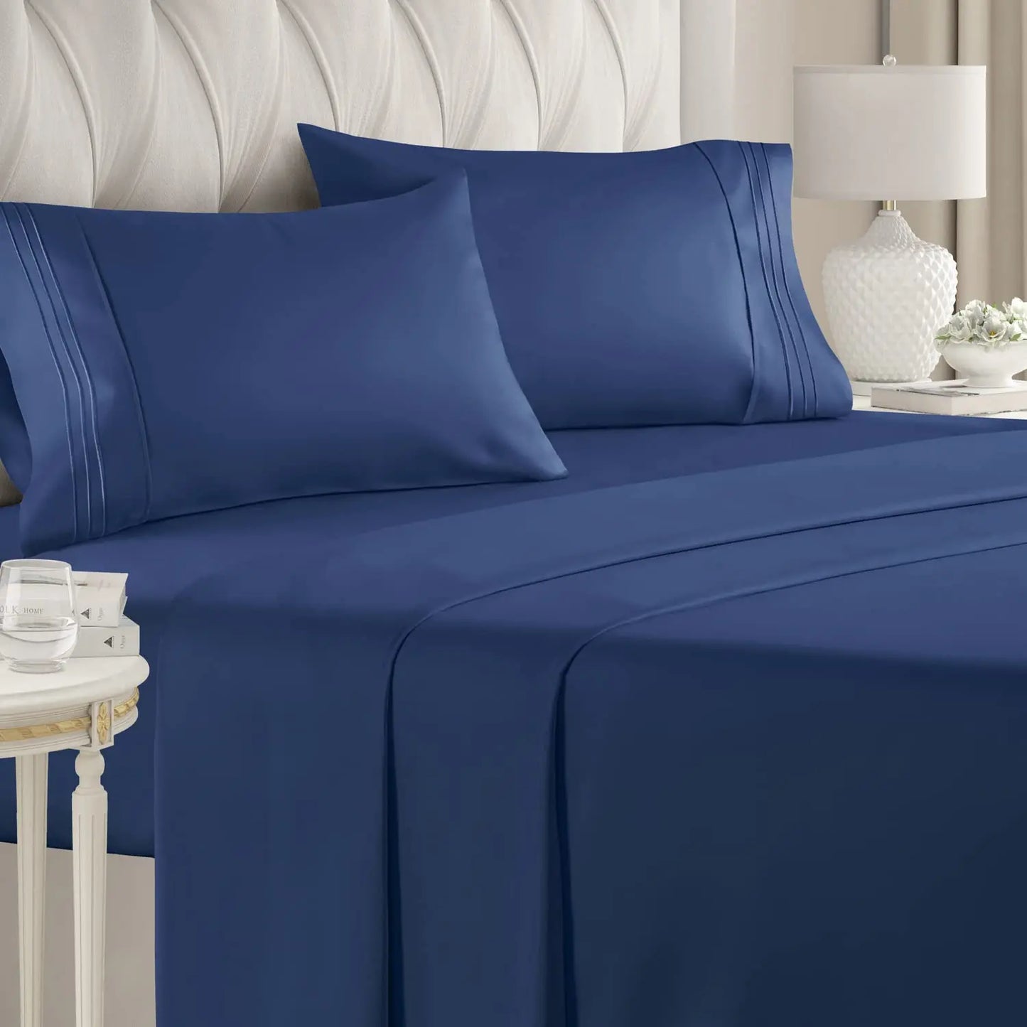 Battilo 4-Piece Luxury Microfiber Bed Sheet Set | All Sizes
