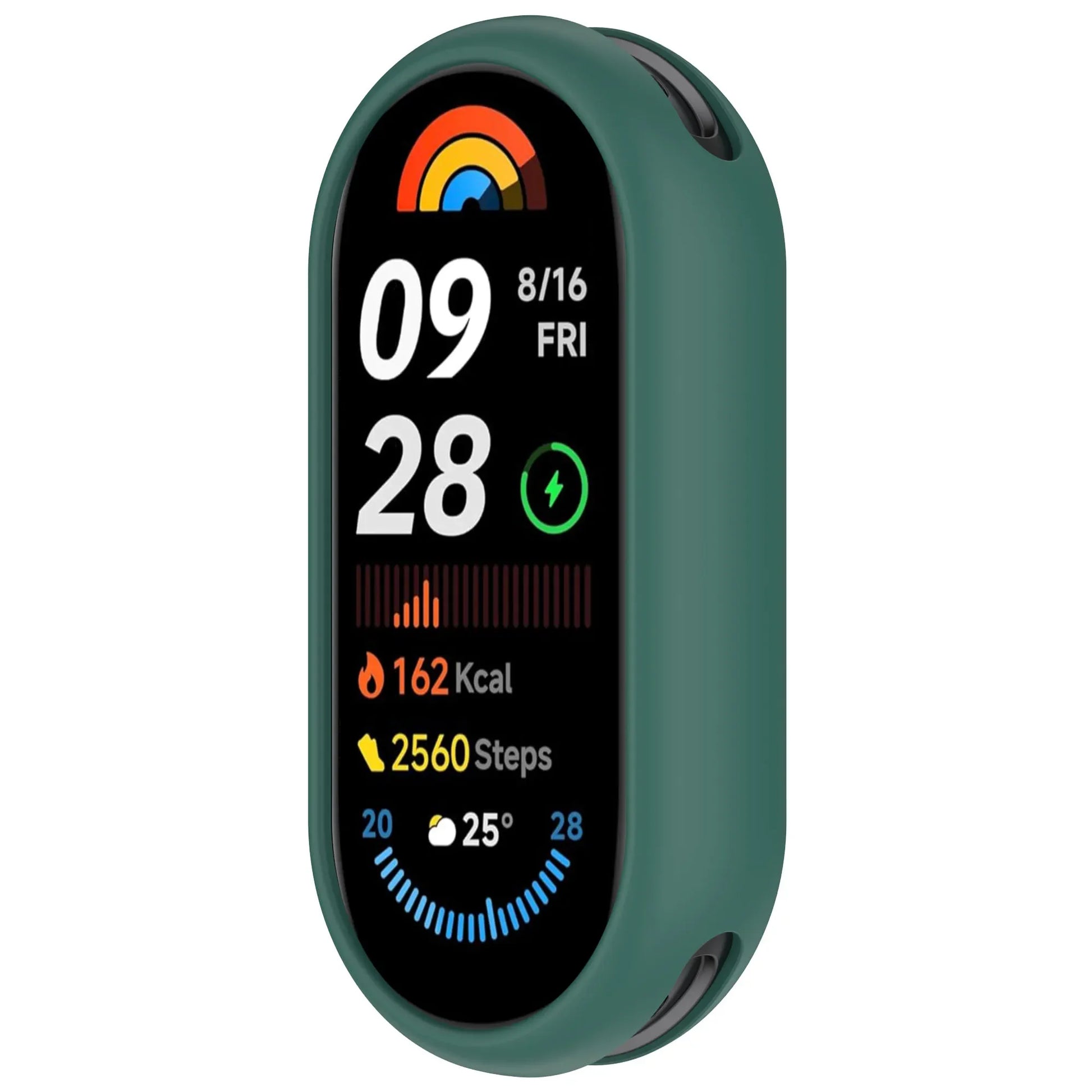 Silicone Case for Xiaomi Mi Band 8/9/10 NFC Shockproof Cover Peaceful Pleasures Health and Wellness