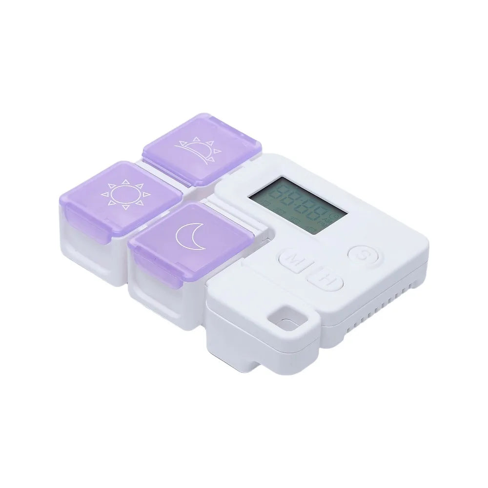 7-Day Smart Pill Organizer with Alarm Timer & Reminder