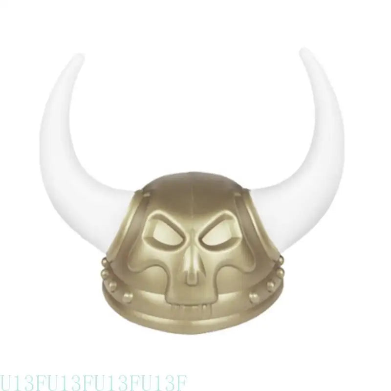 Viking Horned Helmet Hat – Medieval Warrior Costume Adults
