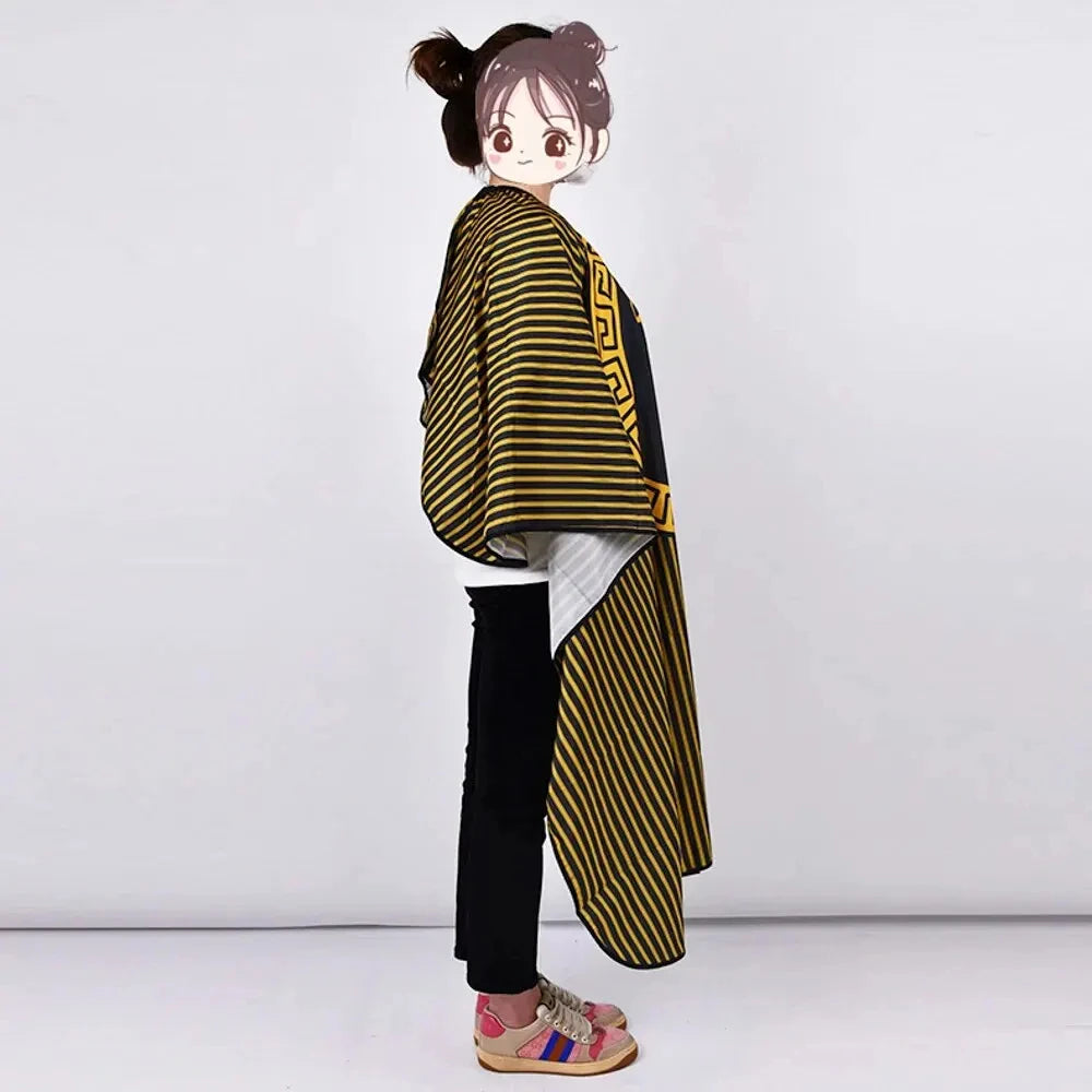 Hairdressing Apron Hair Cutting Cape Gown Salon Barber Hair Cutting Dye Hair Apron Salon Styling Cloth Hair Peaceful Pleasures Health and Wellness