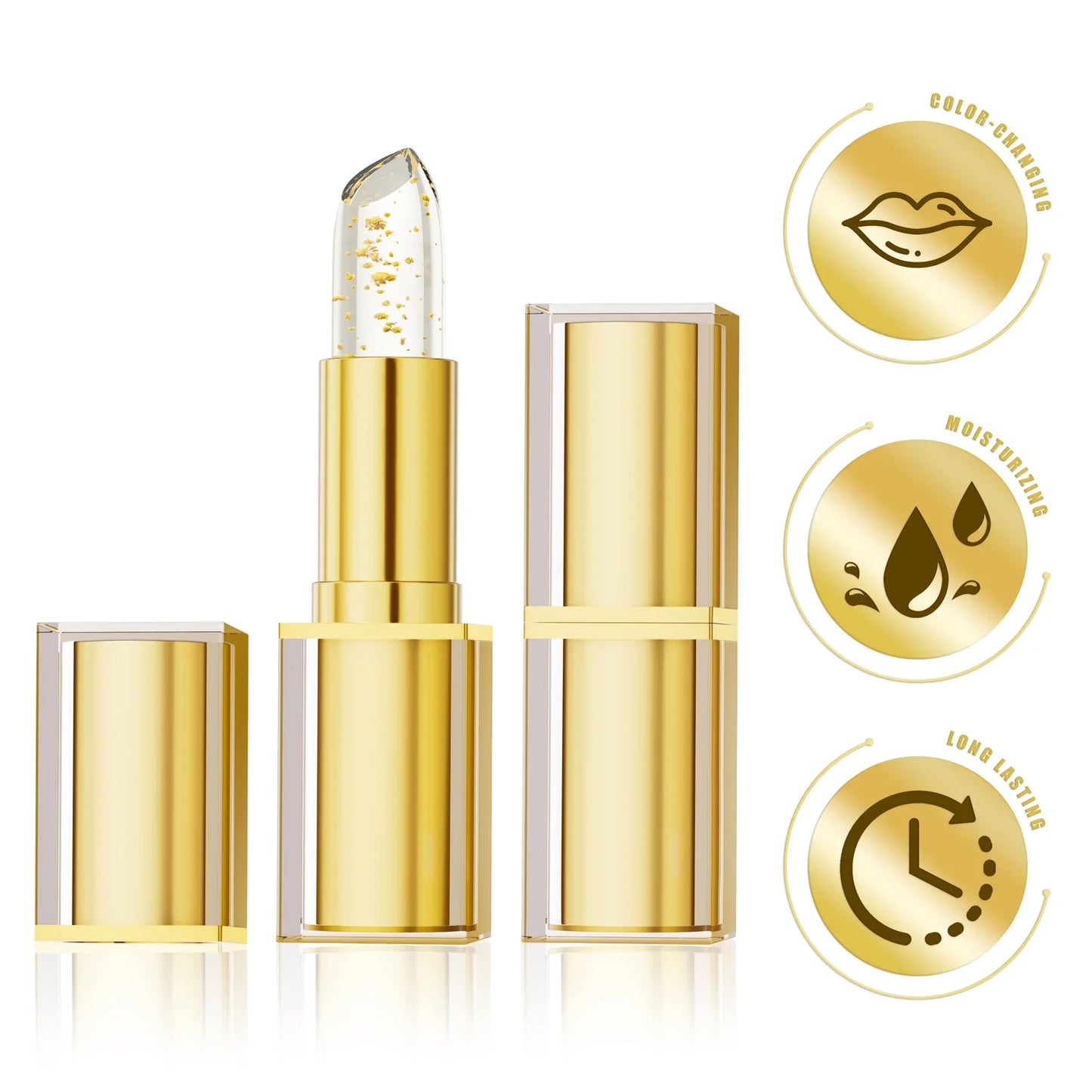 Hello Kiss pH Color Changing Lipstick – 24Hr Moisturizing Gloss