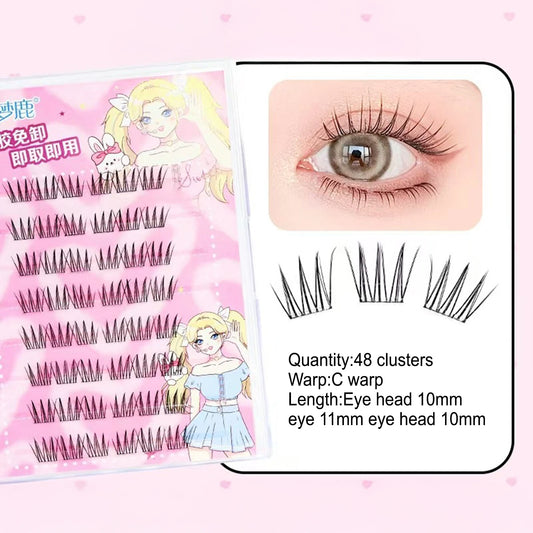 Self-Adhesive Cluster Lashes – No Glue Korean DIY Lash Clusters False Cluster Lashes Peaceful Pleasures Health and Wellness style 1