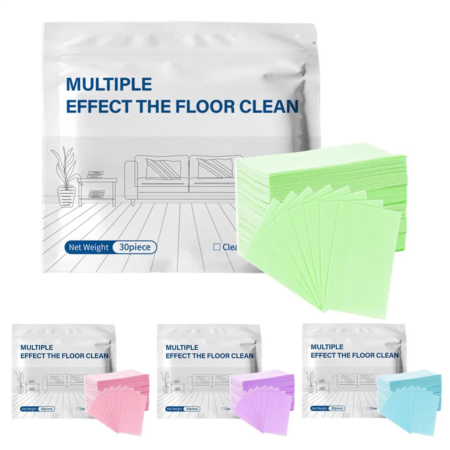 30-Pack Floor Cleaning Tablets – Hardwood, Tile & Laminate
