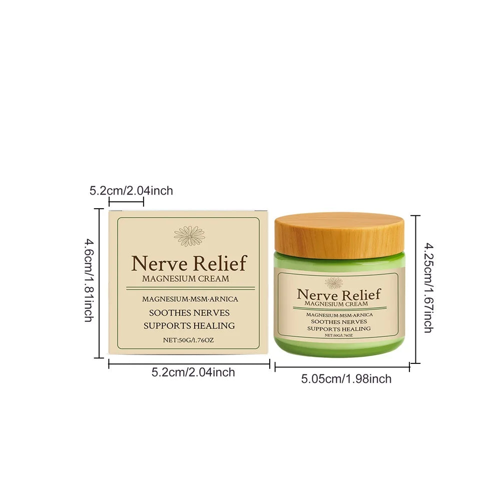 Body Soothing Magnesium Cream,Magnesium-Cream For Deep Muscle Relaxation Soothing Soothes Aches,Improves Sleep.For All Skin Type Peaceful Pleasures Health and Wellness