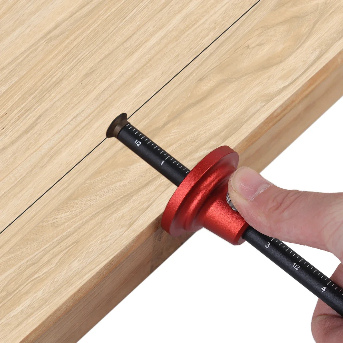 Woodwork Marking Machine Metric Imperial Aluminum Alloy Dovetail Tenon Wooden Tenon Wooden Tenon Marking Machine Multifunctional Peaceful Pleasures Health and Wellness
