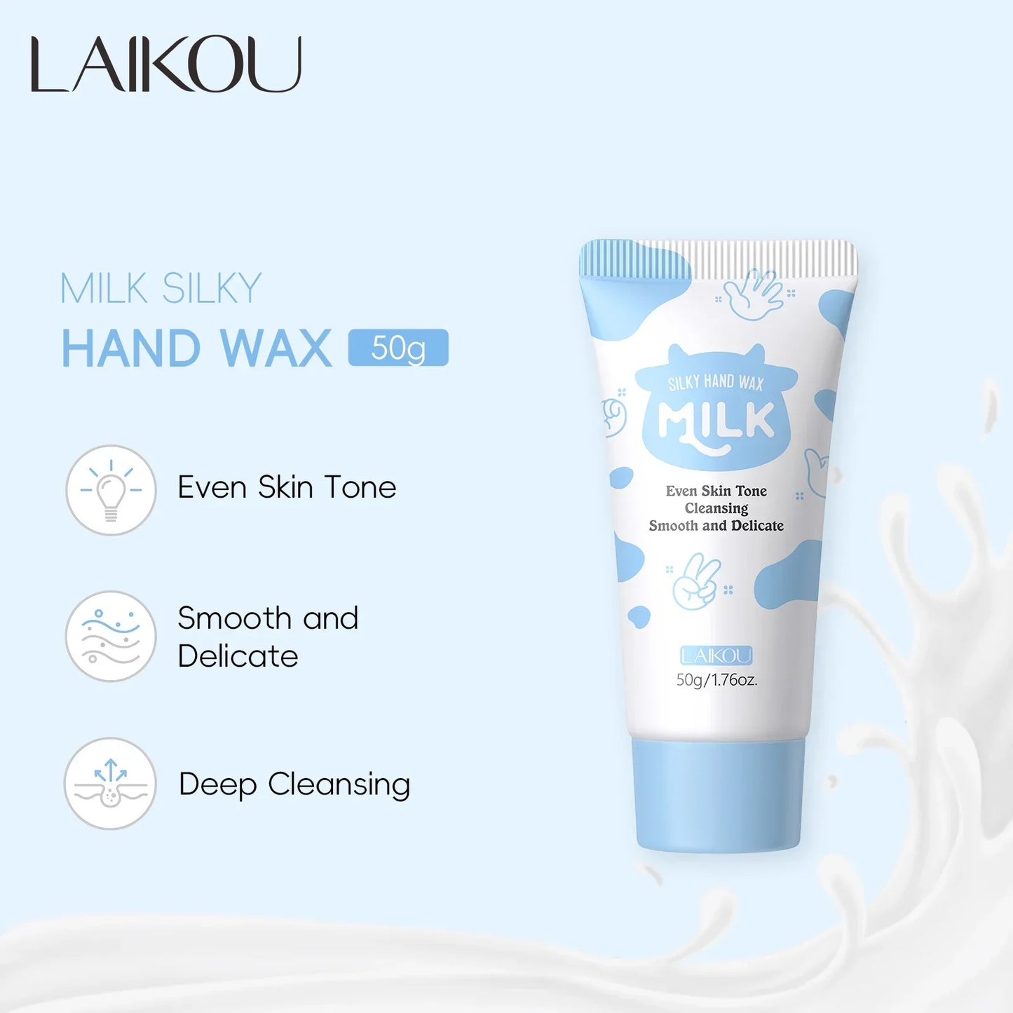 LAIKOU Cherry Blossom Honey Milk Hand Wax Mask – Exfoliating & Moisturizing Peaceful Pleasures Health and Wellness