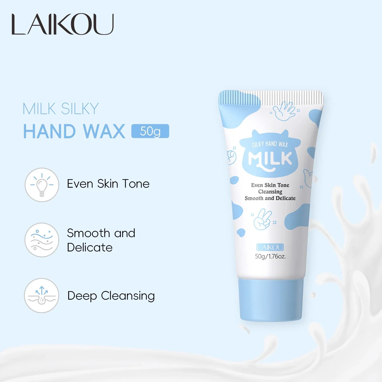 LAIKOU Cherry Blossom Honey Milk Hand Wax Mask – Exfoliating & Moisturizing Peaceful Pleasures Health and Wellness