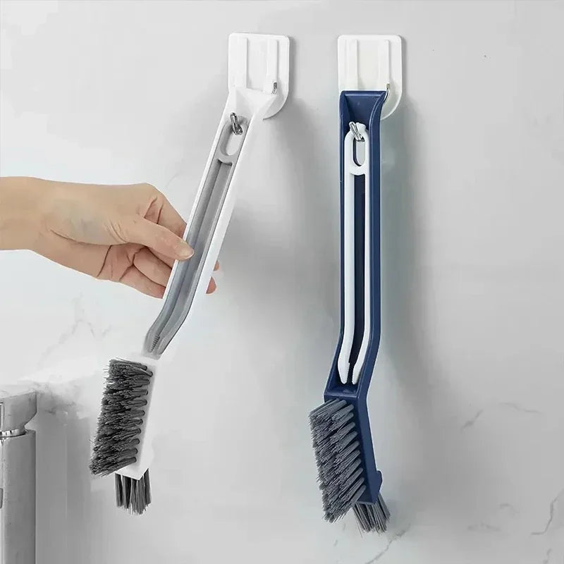 Long-Handle Bathroom Scrub Brush – Tile, Grout & Tub