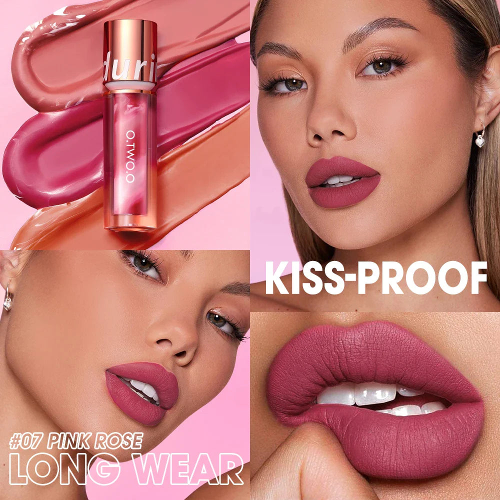 O.TWO.O 8-Pc Velvet Matte Liquid Lipstick Set – Waterproof