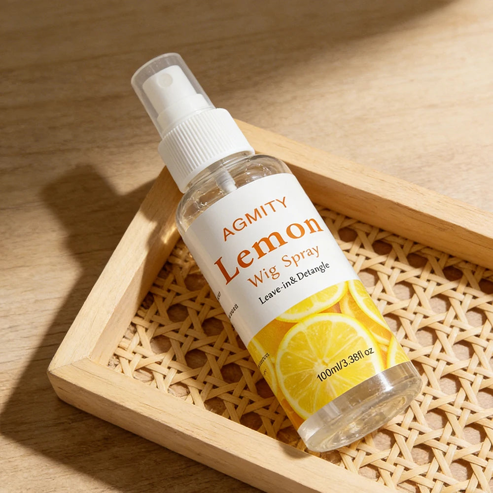 Lemon Scent Wig Spray – Leave-In Conditioner & Detangler