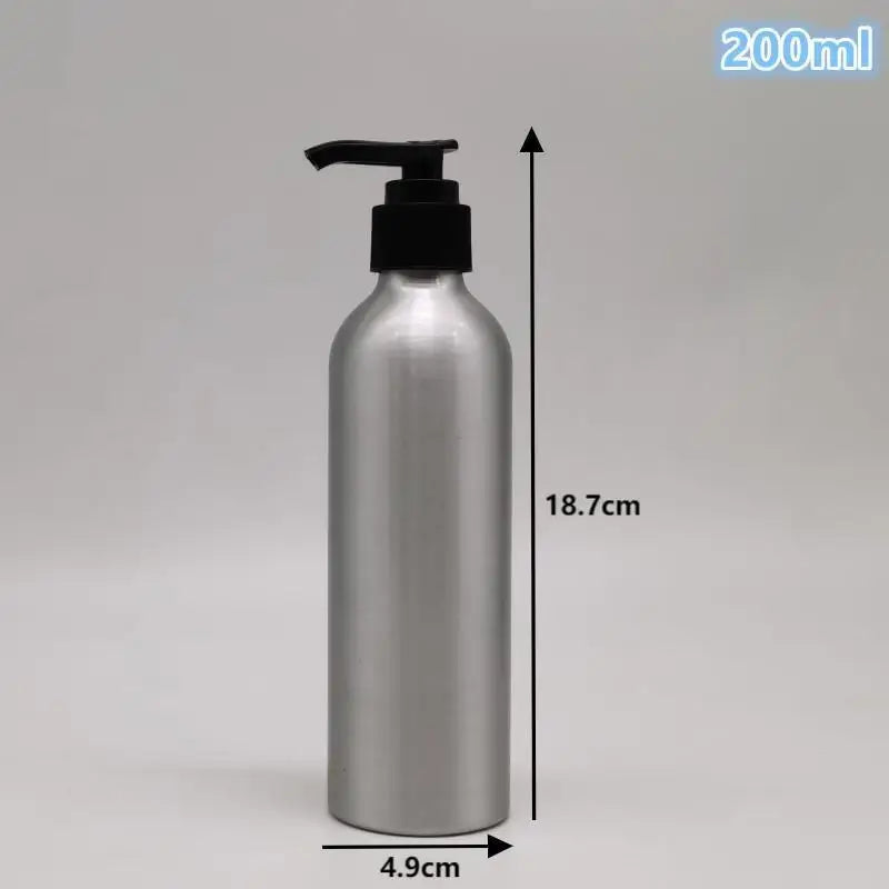 Refillable Foaming Soap Dispenser Portable Rustproof Aluminum Press Bottle Shampoo Shower Bottles Kitchen Bathroom Accessories Peaceful Pleasures Health and Wellness 200ml