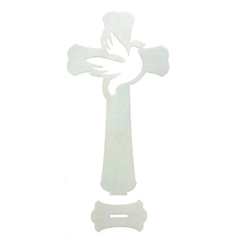 10pcs Small Baptism Decor Rustic Standing Cross for First Communion prayer Wooden Cross Christian Catholic Wood Crosses Crafts Peaceful Pleasures Health and Wellness B