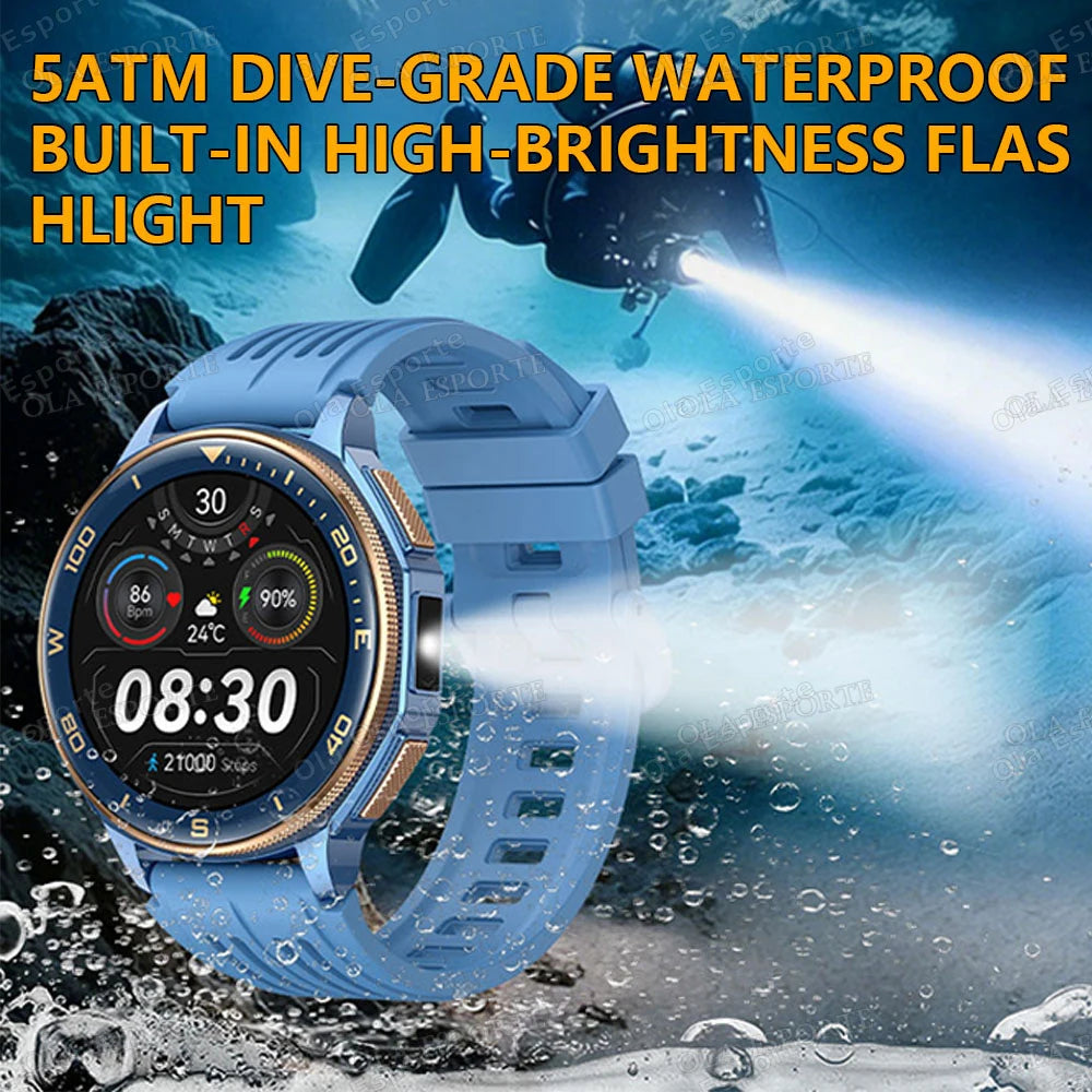 Ola Esporte GPS Smartwatch 1.43" AMOLED 500mAh 3ATM Sport