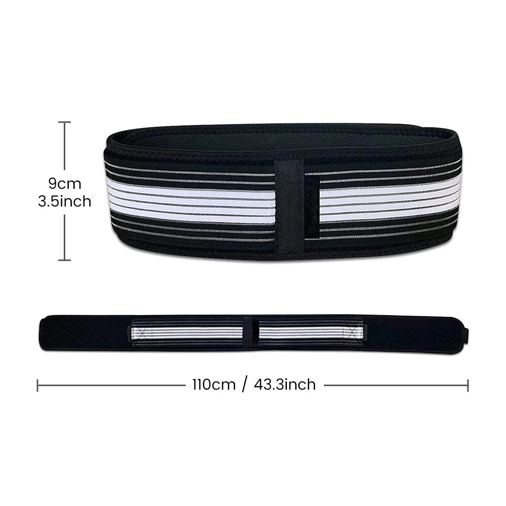 120cm 130cm Sacroiliac SI Joint Hip Belt Lower Back Support-Hip Braces for Hip Pain Pelvic Support Belt Sciatica Ease Protect Peaceful Pleasures Health and Wellness 109-110cm waist