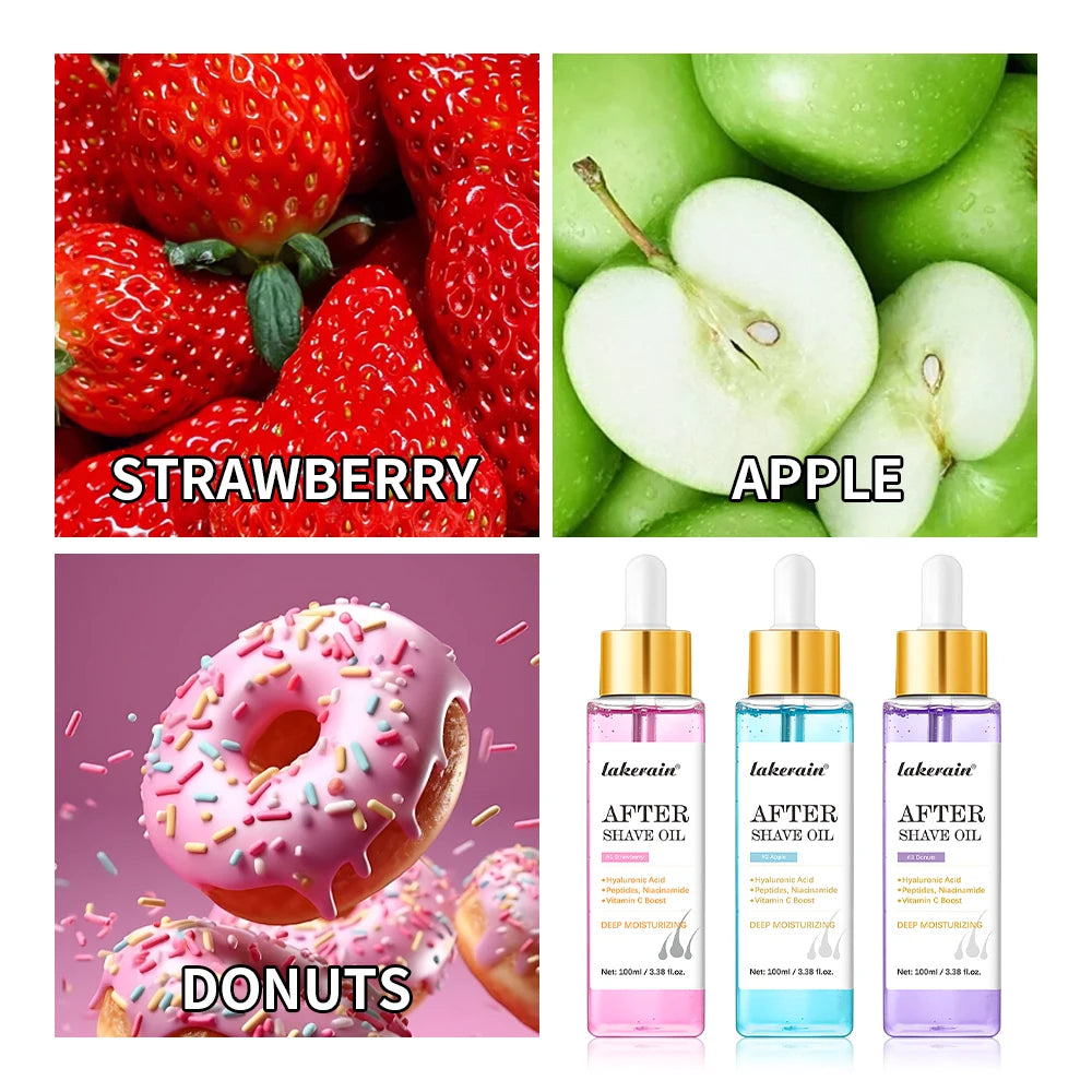 Strawberry After Shave Oil women For Smooth Skin Moisturizes Soft Serve Shave Oil Truly After Shave Oil Strawberry ﻿Skincare Peaceful Pleasures Health and Wellness