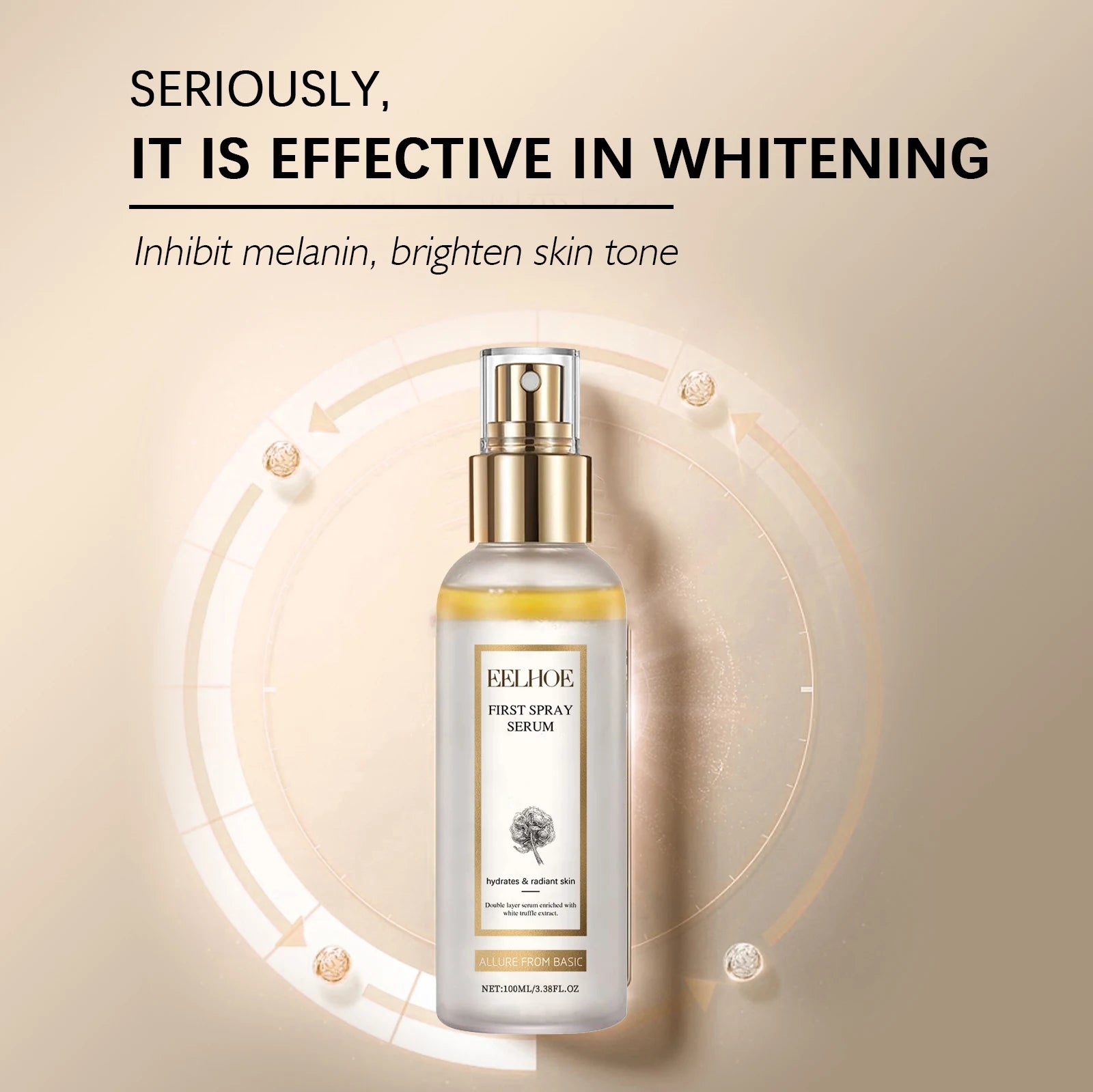 White Truffle Glow Serum Spray – Brighten & Fade Dark Spots Peaceful Pleasures Health and Wellness