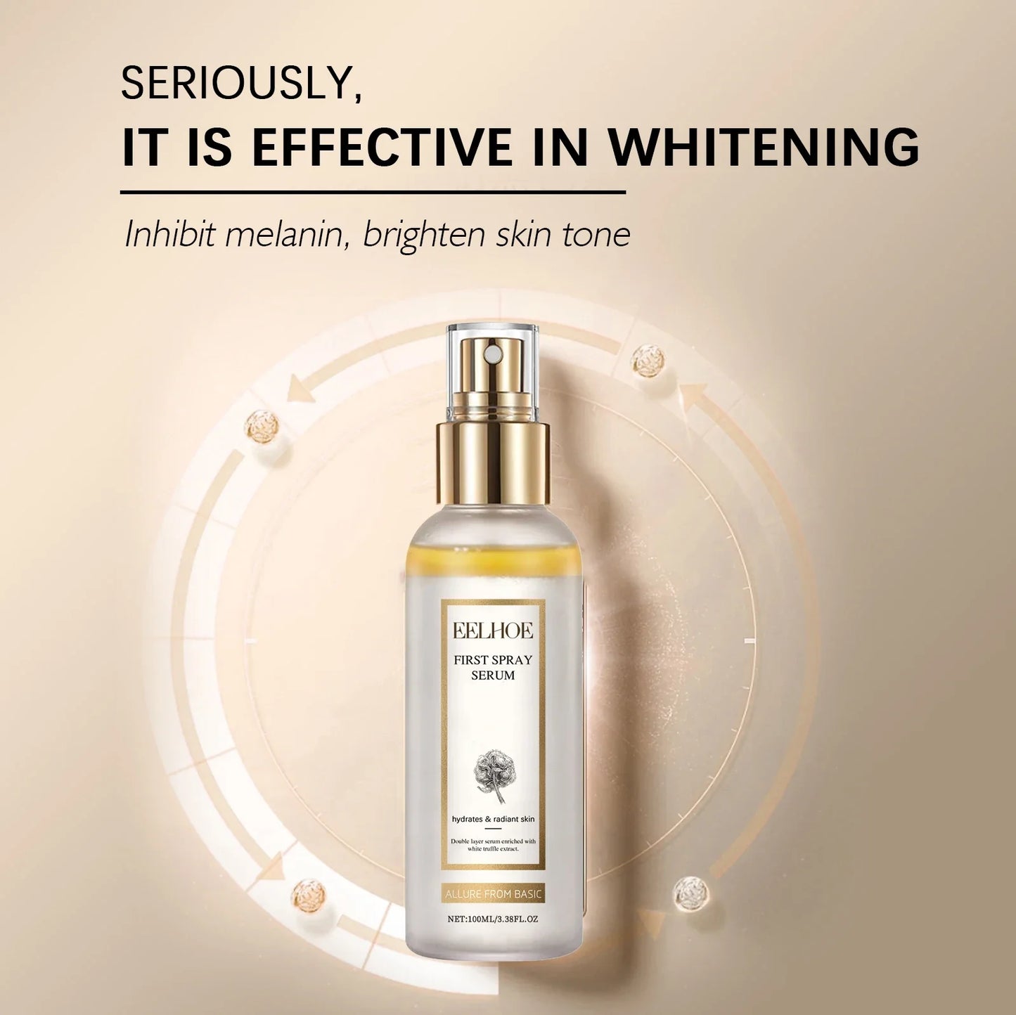 EELHOE White Truffle Glow Serum Spray – Fade Dark Spots