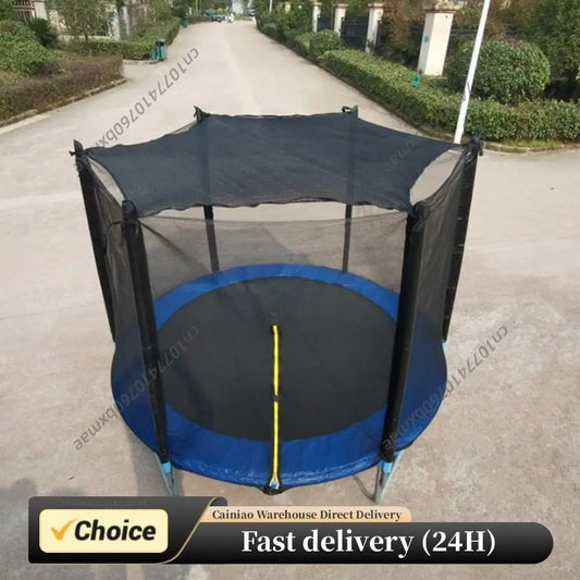 6/8/10ft Trampoline Shade Cover Waterproof Trampolines Sunshade Accessories Trampoline Roof for Outdoor Backyard Playground Peaceful Pleasures Health and Wellness