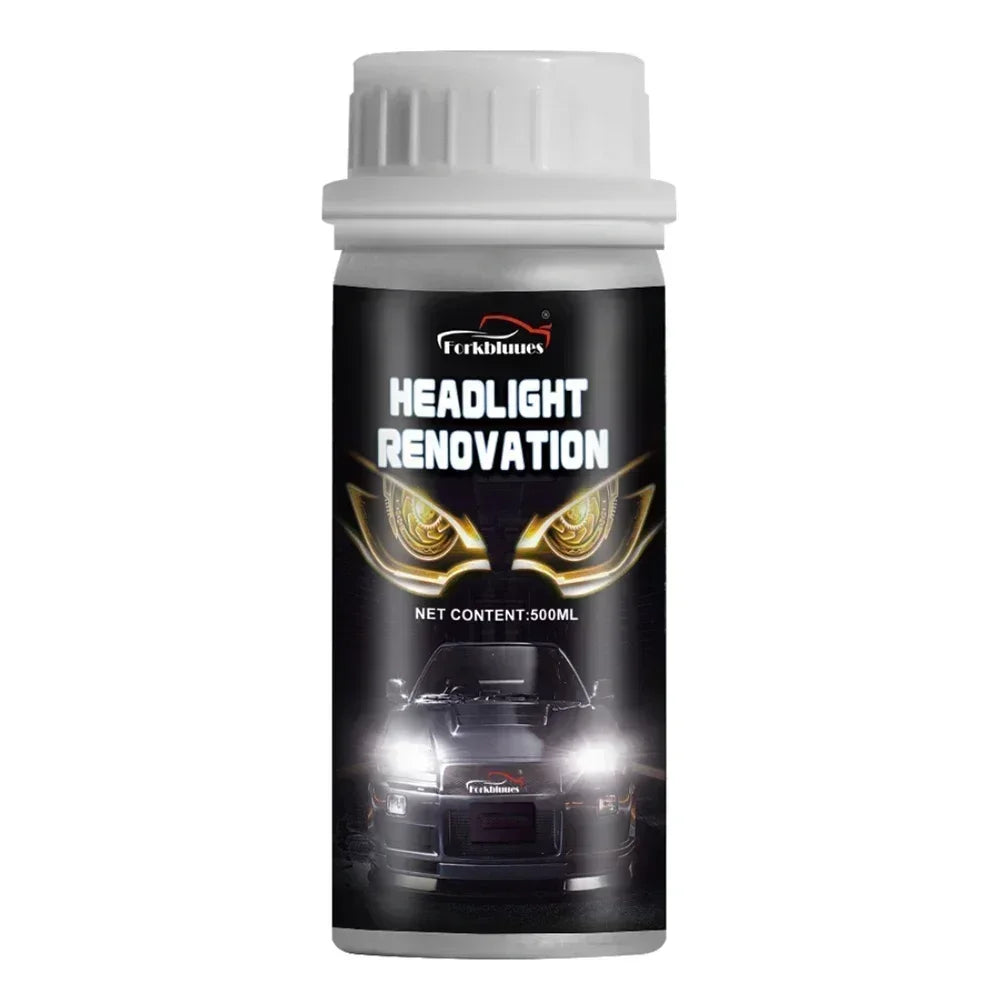 Car Headlight Polish Restoration Kit Headlight Polishing Cleaning Kit Anti-Scratch Hydrophobic Car Headlight Repair Motorcycle Peaceful Pleasures Health and Wellness 200ml